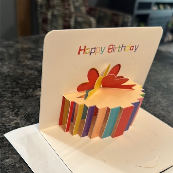 3 Colorful Birthday Pop-Up Cards Set of 3 Pop Up Decorated Cake Card NWT - Picture 4 of 8